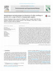 Research paper thumbnail of Morphological and physiological acclimations of coffee seedlings to growth over a range of fixed or changing light supplies