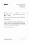 Research paper thumbnail of Search for the standard model Higgs boson in the H → ZZ → l +l -τ +τ - decay channel in pp collisions at □s = 7 TeV