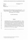 Research paper thumbnail of Measurement of the production cross section for Z gamma -> nu(nu)over-bar gamma in pp collisions at root s=7 TeV and limits on ZZ gamma and Z gamma gamma triple gauge boson couplings