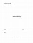 Research paper thumbnail of Kontrola zdravlja - sistematski pregled