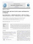 Research paper thumbnail of Protein intake and stress levels in nurses and housewives of Pakistan