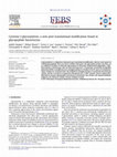 Research paper thumbnail of Cysteine S-glycosylation, a new post-translational modification found in glycopeptide bacteriocins