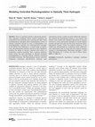 Research paper thumbnail of Modeling controlled photodegradation in optically thick hydrogels