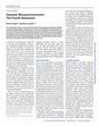 Research paper thumbnail of Dynamic Microenvironments: The Fourth Dimension