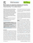 Research paper thumbnail of Novel insights into strigolactone distribution and signalling