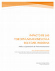 Research paper thumbnail of IMPACTO DE LAS TELECOMUNICACIONES EN LA SOCIEDAD MODERNA