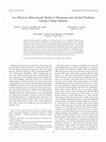 Research paper thumbnail of An affective-motivational model of marijuana and alcohol problems among college students