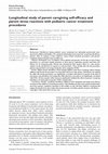 Research paper thumbnail of Parent Caregiver Self-Efficacy and Child Reactions to Pediatric Cancer Treatment Procedures