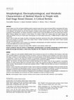 Research paper thumbnail of Morphological, Electrophysiological, and Metabolic Characteristics of Skeletal Muscle in People with End-Stage Renal Disease: A Critical Review