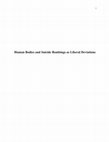 Research paper thumbnail of Suicide Bombings: Transgressing the Logic of Liberalism