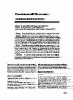 Research paper thumbnail of Prevalence of Glaucoma