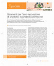 Research paper thumbnail of Strumenti per l’eco-innovazione di prodotto: il portale Ecosmes.net