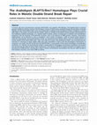 Research paper thumbnail of The Arabidopsis BLAP75/Rmi1 homologue plays crucial roles in meiotic double-strand break repair