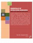 Research paper thumbnail of ESSENTIALS OF OPERATIONS RESEARCH