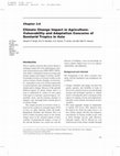 Research paper thumbnail of Climate Change Impact in Agriculture: Vulnerability and Adaptation Concerns of Semiarid Tropics in Asia