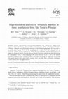 Research paper thumbnail of High-resolution analysis of Y-biallelic markers in three populations from São Tomé e Príncipe