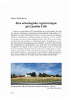 Research paper thumbnail of M. Mokkelbost 2015 Den arkeologiske registreringen på Gjemble Lille. Levanger Historielags Årbok 2015, s. 174-180.