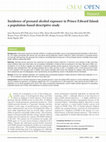 Research paper thumbnail of Incidence of prenatal alcohol exposure in Prince Edward Island: a population-based descriptive study