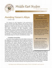 Research paper thumbnail of Avoiding Yemen's Abyss (MES Insights v6i1 February 2015)