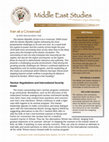 Research paper thumbnail of Iran at a Crossroads (MES Insights v1i1 January 2010)