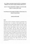 Research paper thumbnail of ARNAVUT MİLLİ KİMLİĞİNİN TARİHSEL VE SOSYOLOJİK İMKÂN VE KISITLARINA DAİR On the Historical and Sociological Possibilities and Restrictions of an