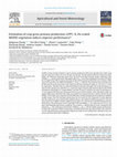 Research paper thumbnail of Estimation of crop gross primary production (GPP): fAPARchl versus MOD15A2 FPAR