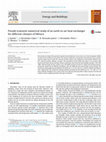 Research paper thumbnail of Pseudo transient numerical study of an earth-to-air heat exchanger for different climates of México