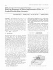 Research paper thumbnail of Box-like response of microring resonator filter by stacked double-ring geometry