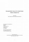 Research paper thumbnail of Educating Healthy Citizens in New Zealand Schools: Students Leading the Way