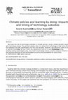 Research paper thumbnail of Climate policies and learning by doing: Impacts and timing of technology subsidies