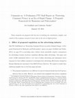 Research paper thumbnail of Comments on 'A Preliminary FTC Staff Report on Protecting Consumer Privacy in an Era of Rapid Change: A Proposed Framework for Businesses and Policymakers