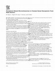 Research paper thumbnail of Peripheral blood microchimerism in female renal recipients from male donors