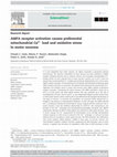 Research paper thumbnail of AMPA receptor activation causes preferential mitochondrial Ca2+ load and oxidative stress in motor neurons