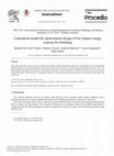 Research paper thumbnail of Calculation Model for Optimization Design of Low Impact Energy Systems for Buildings