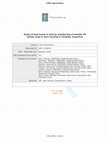 Research paper thumbnail of Study of lead levels in soils by weathering of metallic Pb bullets used in dove hunting in Córdoba, Argentina