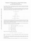 Research paper thumbnail of Uniqueness of steady states for a certain chemical reaction