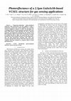 Research paper thumbnail of Photoreflectance of a 2.3μm GaInAsSb-based VCSEL structure for gas sensing applications