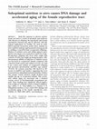 Research paper thumbnail of Suboptimal nutrition in utero causes DNA damage and accelerated aging of the female reproductive tract