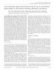 Research paper thumbnail of Lower antioxidant capacity and elevated p53 and p21 may be a link between gender disparity in renal telomere shortening, albuminuria, and longevity