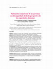 Research paper thumbnail of Valoración ocupacional de las personas con discapacidad, desde la perspectiva de las capacidades humanas