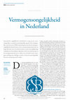 Research paper thumbnail of Vermogensongelijkheid in Nederland