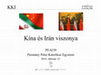 Research paper thumbnail of Kina es Iran viszonya