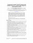 Research paper thumbnail of Continuously tunable Yb:KYW femtosecond oscillator based on a tunable highly dispersive semiconductor mirror