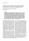 Research paper thumbnail of Second eye involvement in age-related macular degeneration: A four-year prospective study