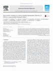 Research paper thumbnail of Heat transfer resistance as a tool to quantify hybridization efficiency of DNA on a nanocrystalline diamond surface