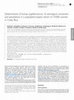 Research paper thumbnail of Determinants of human papillomavirus 16 serological conversion and persistence in a population-based cohort of 10 000 women in Costa Rica