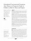 Research paper thumbnail of Unexplained Gastrointestinal Symptoms After Abuse in a Prospective Study of Children at Risk for Abuse and Neglect