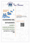 Research paper thumbnail of CUADERNO DEL ESTUDIANTE BLOQUE 5 FUNCIÓN EXPONENCIAL Y NOTACIÓN CIENTÍFICA MATEMÁTICA NOVENO EGB