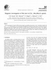 Research paper thumbnail of Magnetic investigation of Mn ions in (Cd1−xMnx)Mn2O4 spinels