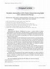 Research paper thumbnail of Metabolic Abnormalities in HIV-Positive Patients Receiving Highly Active Antiretroviral Therapy